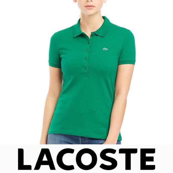 Lacoste🐊 Stretch Cotton Pique Polo - Picture 1 of 4
